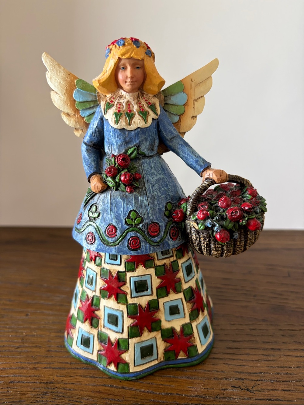 Jim Shore Heartwood Creek Angel “Summer Bounty” 2002